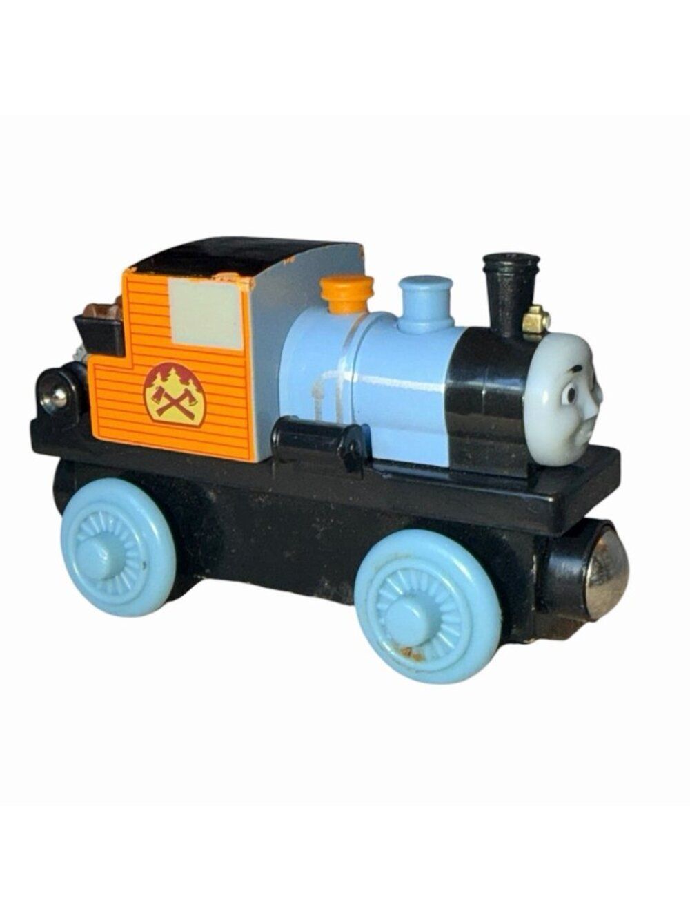 Thomas & Friends Wooden Railway BASH Train Engine Orange Magnetic Wood Toy Misty